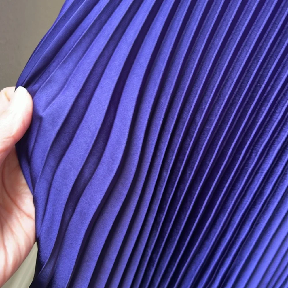 A.L.C. Ruby Pleated One Shoulder Dress size 8 - Picture 12 of 12